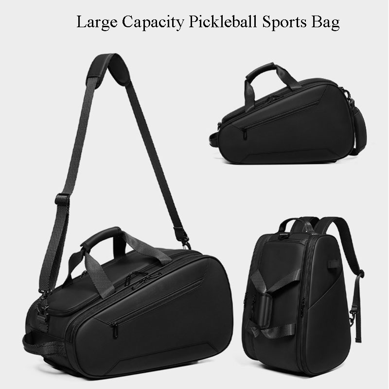 Table Tennis Double - Tennistasche, Große Kapazität, Leichtgewichtig, Multifunktionaler Sport-Badminton-Rucksack,