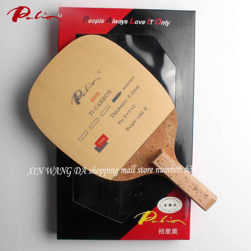 Table Tennis Japanese - Original Palio 8603 Titan-Carbon-Tischtennisschläger, japanischer Tischtennisschläger