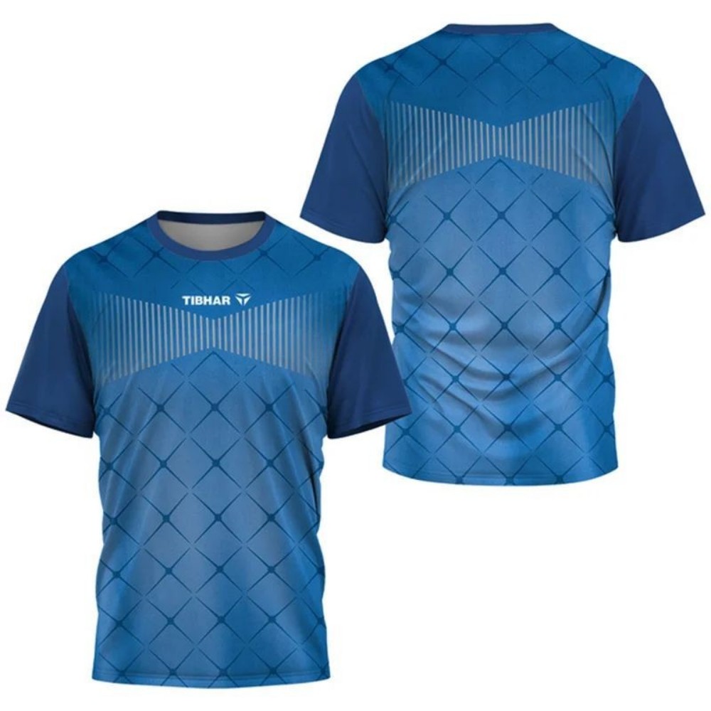 Table Tennis Japanese - Herren Outdoor-Sport Tischtennis Kurzarm-Oberteil Leichtes Atmungsaktives
