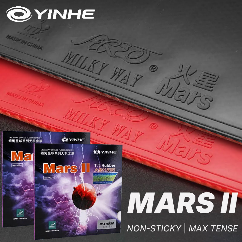 Table Tennis Club - YINHE MARS 2-Tischtennis-Gummi ITTF, nicht klebende,