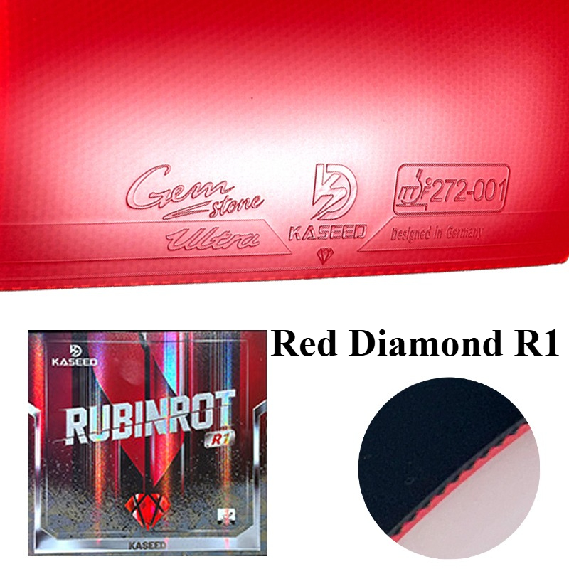 Table Tennis Club - KASEED Red Diamond R1 Tischtennisbelag mit