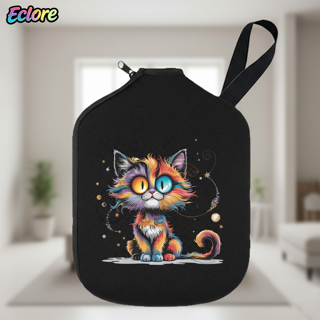 Table Tennis Usa - Galaxy Star Cat Pickleball-Schlägertasche, weich, langlebig,