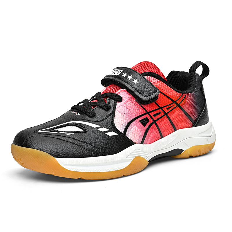 Table Tennis For Kids - Kinder-Sneaker Schwarz Weiß Leichtgewichtige Jungen Mädchen