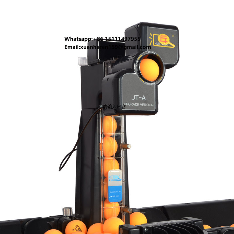 Table Tennis Usa - Huiteng JT-A Tischtennisball-Serviermaschine mit Mehrfachrotation und