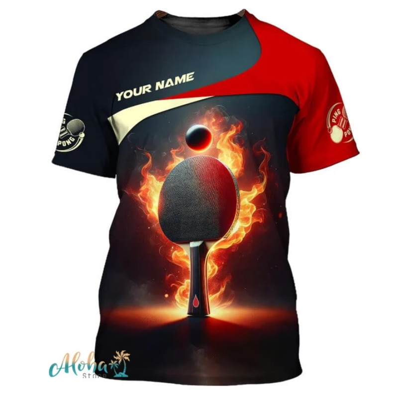 Table Tennis China - Voller Druck Ping Pong T-shirts Für