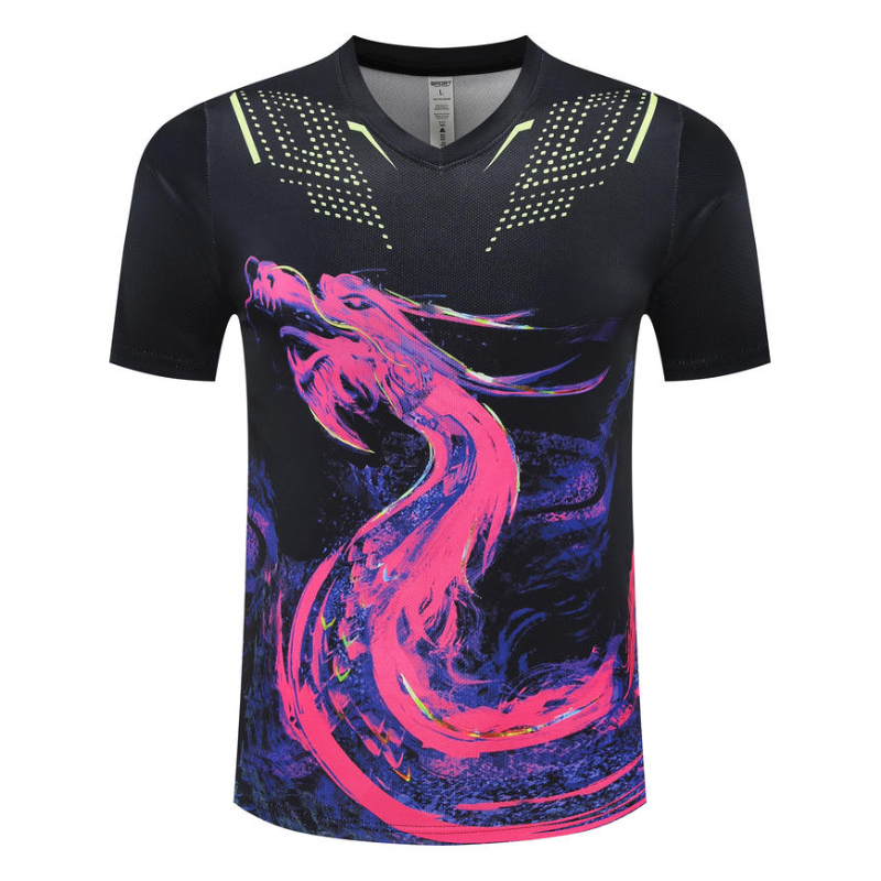 Drachen-Tischtennis-T-Shirt fü – Table Tennis China Bewertung und Preis