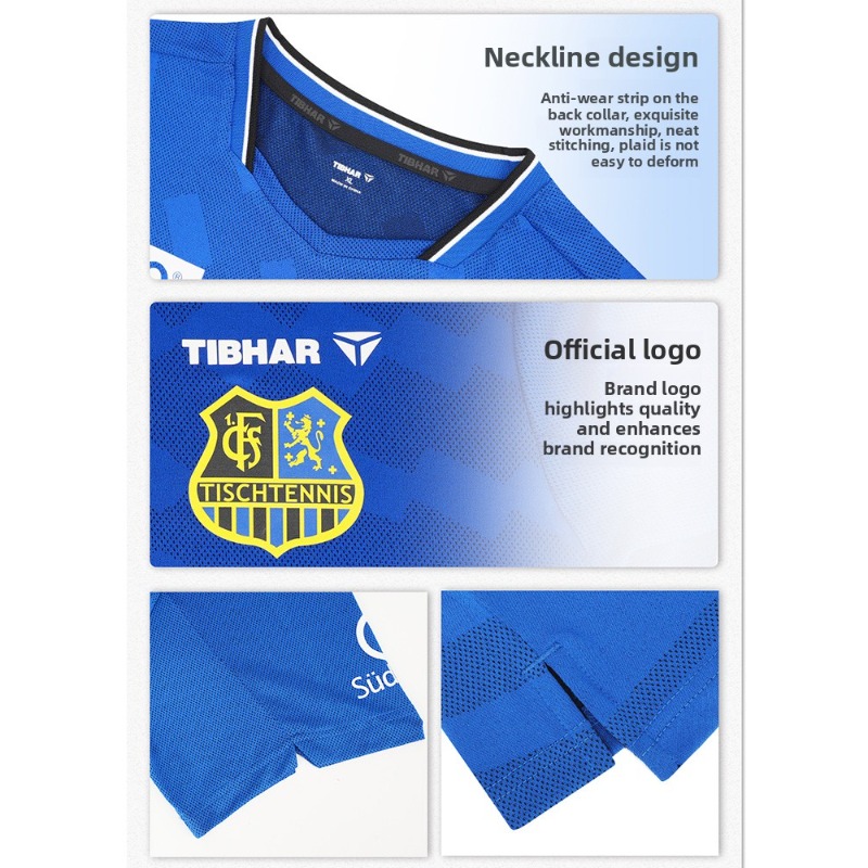 TIBHAR Tischtennis-Sportbeklei – Table Tennis China Bewertung und Preis