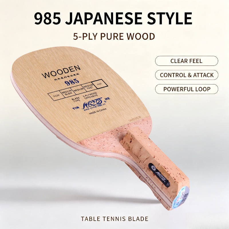 YINHE 985 Japanisches Penhold  – Table Tennis Club Bewertung und Preis