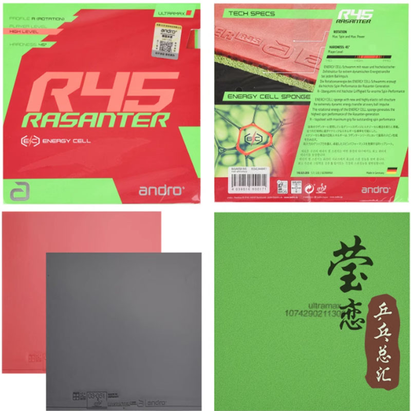Andro Rasanter R45 47 50 C45 4 – Table Tennis Club Bewertung und Preis