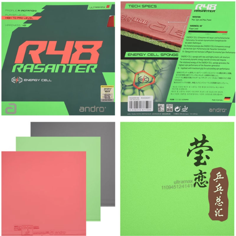 Andro Rasanter R45 47 50 C45 4 – Table Tennis Club Bewertung und Preis