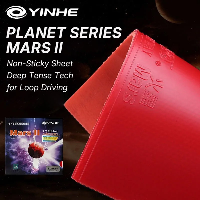 YINHE MARS 2-Tischtennis-Gummi – Table Tennis Club Bewertung und Preis