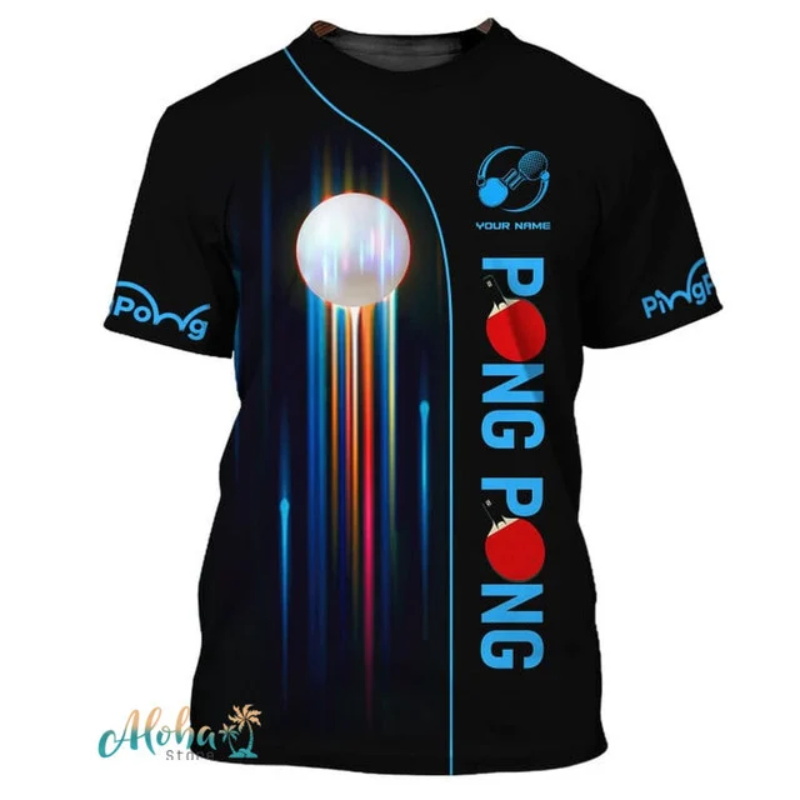Voller Druck Ping Pong T-shirt – Table Tennis China Bewertung und Preis